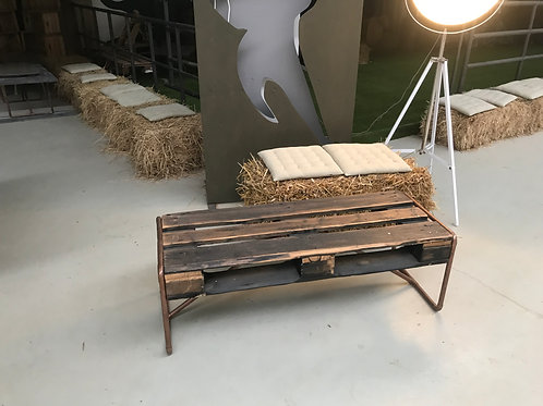 Panca Legno Industrial Dark