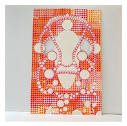 coloured pencil/cutout/paper