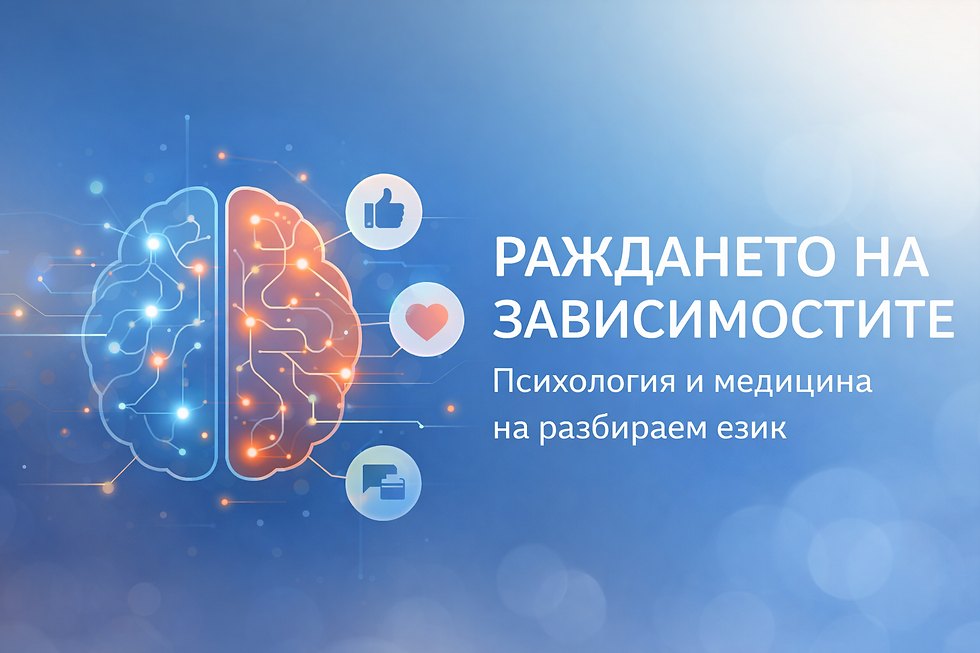 Раждането на Зависимостите. Разпознаване, развитие, справяне.