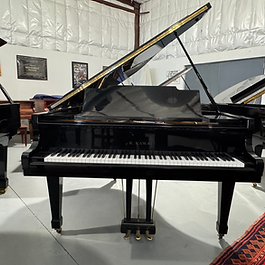 Kawai KG-2C for sale; high gloss ebony finish; recently regulated; comes with leather adjustable bench