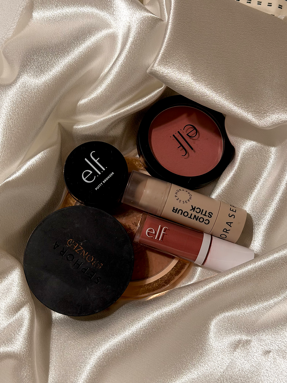 Affordable Pale Girl Blush, Bronzer, and Contour
