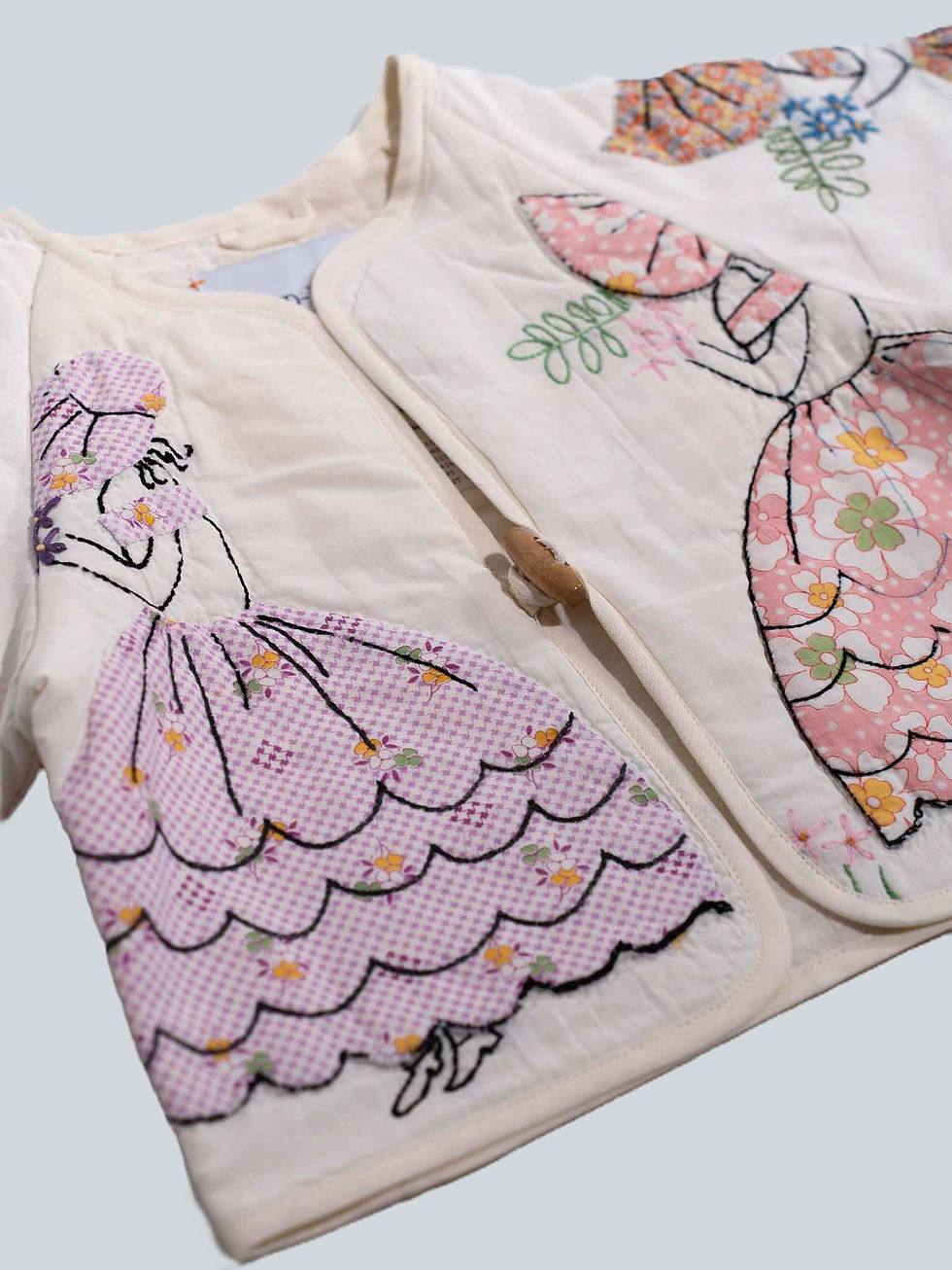 Miniaturbild: Patchwork Jacke COMME LES GRANDS "Little Sue" - S/M