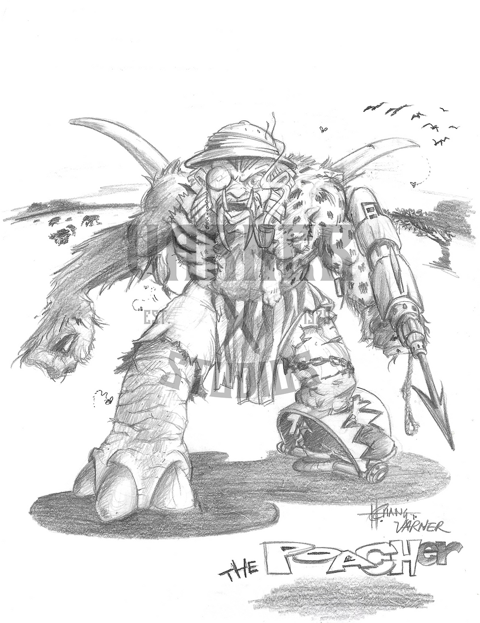 The Poacher Concept Art Print