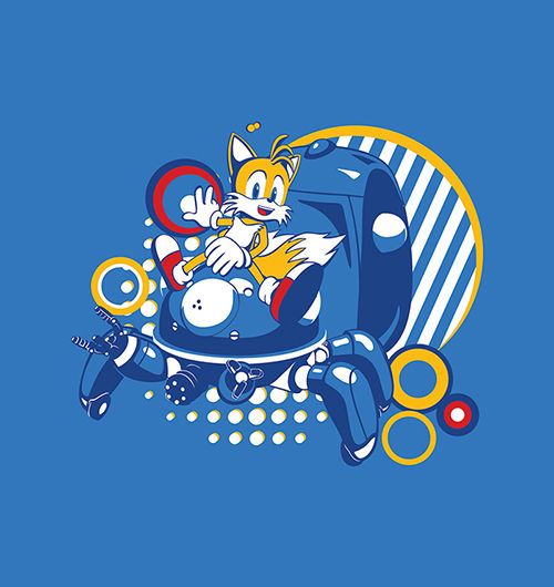 Miniatura: Camiseta Tails e Tachikoma