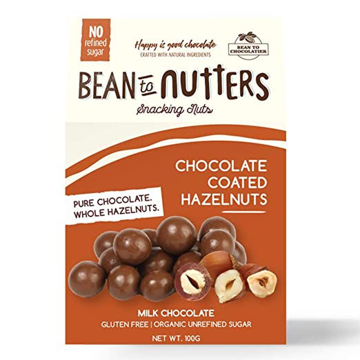 Bean To Nutters - Milk Chocolate Coated Hazelnuts