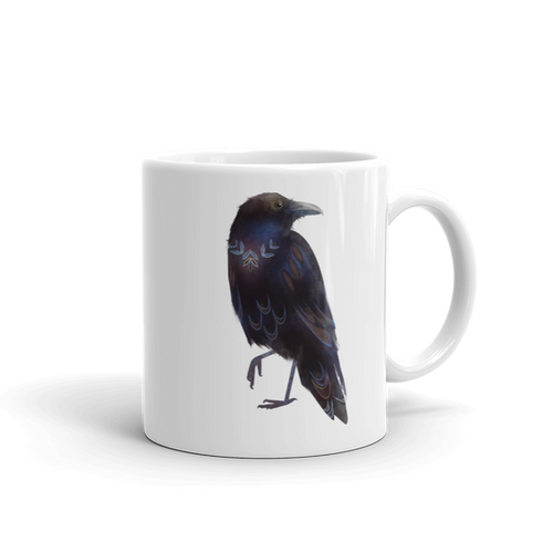 Raven Coffee Mug, 11 oz backyardbirdingco