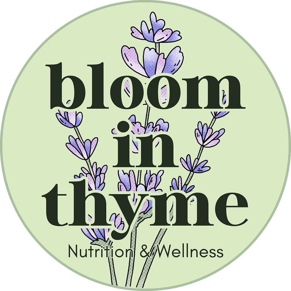 Bloom in Thyme Logo (Magnets (Circle)) (Stickers (Circle)).png