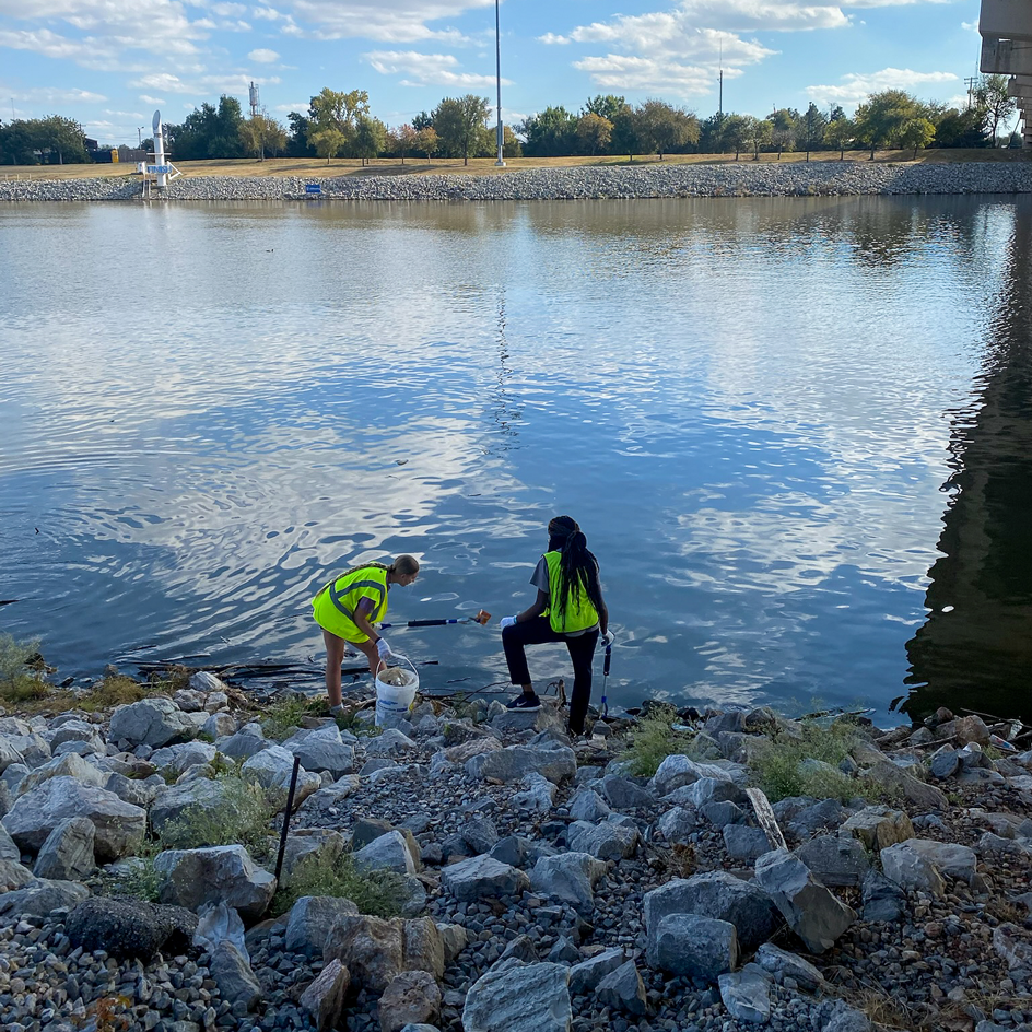 LitterBlitz Cleanup at the Oklahoma River