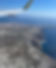 Flight over Santorini