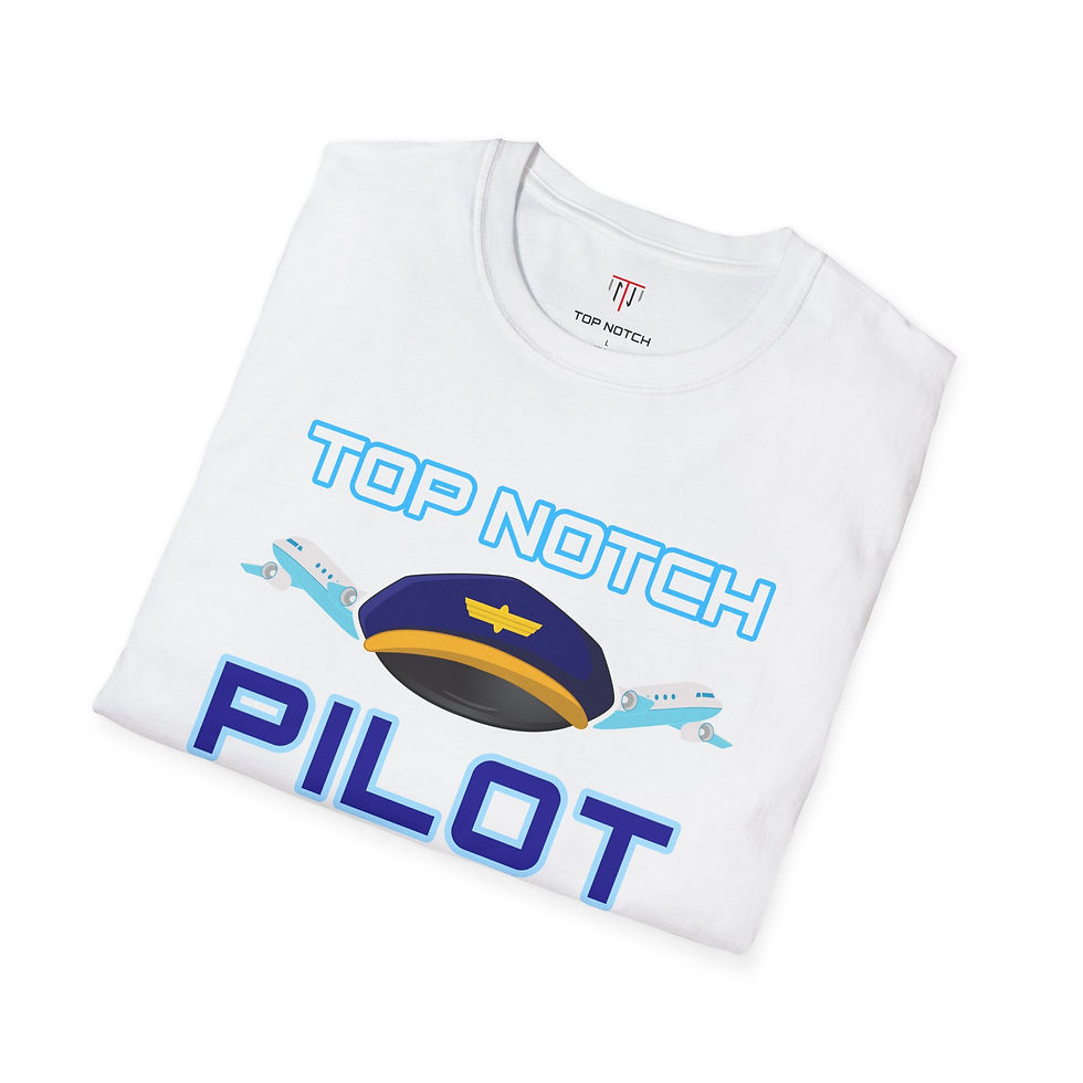 Thumbnail: Top Notch Pilot Crew Neck Softstyle T-Shirt