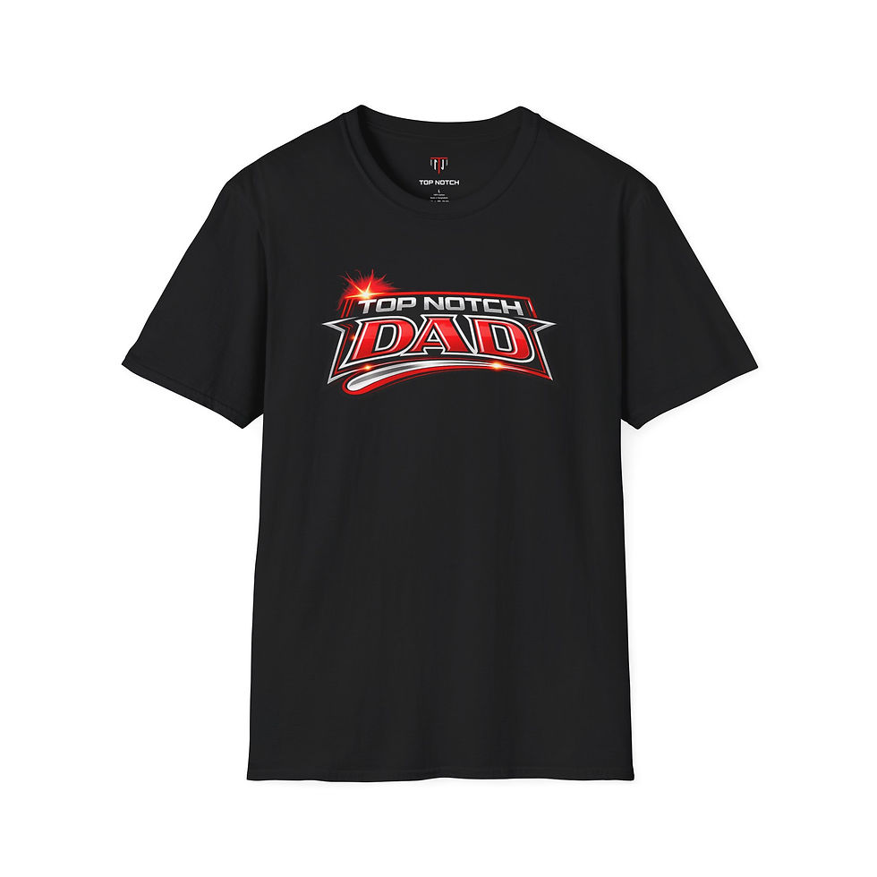 Thumbnail: Top Notch Dad Crew Neck Softstyle T-Shirt
