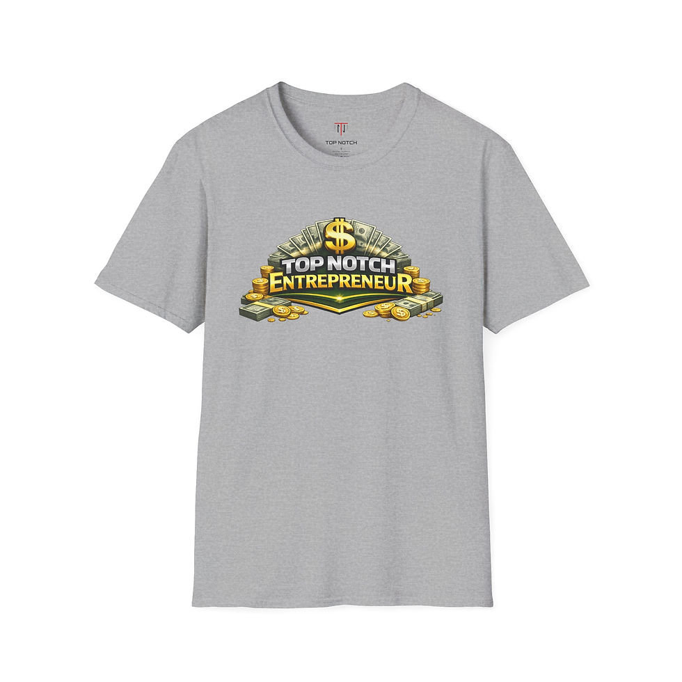 Thumbnail: Top Notch Entrepreneur Crew Neck Softstyle T-Shirt