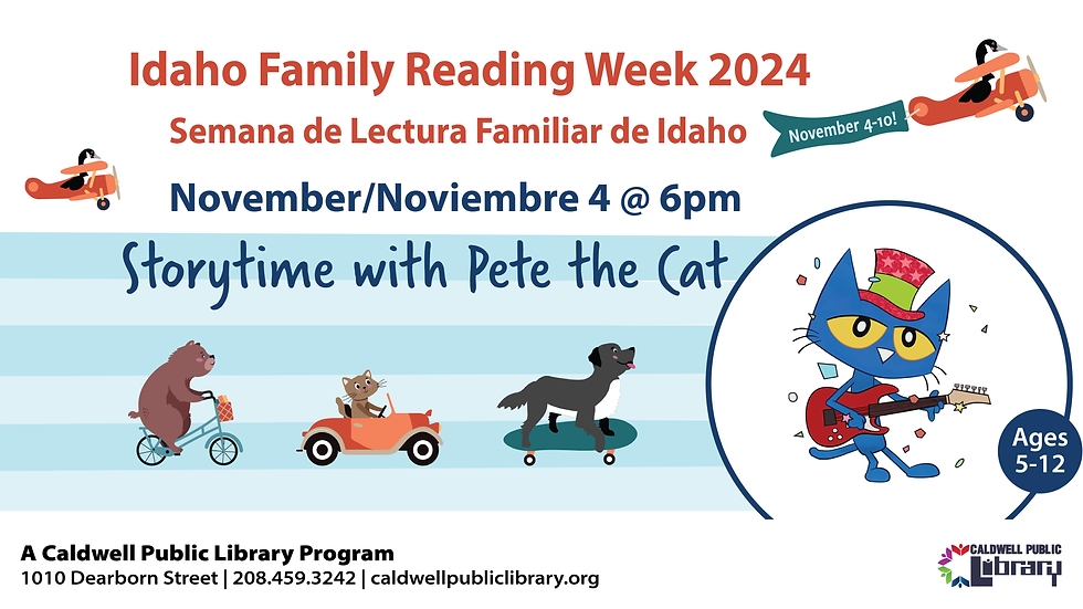 Family Reading Week Kickoff: Storytime with Pete the Cat