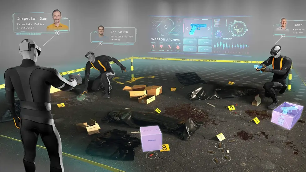 Virtual Crime Scene Similation