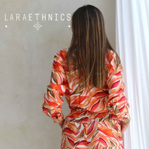 Miniature : Lara Ethnics Blouse Clarence Alizee Rust