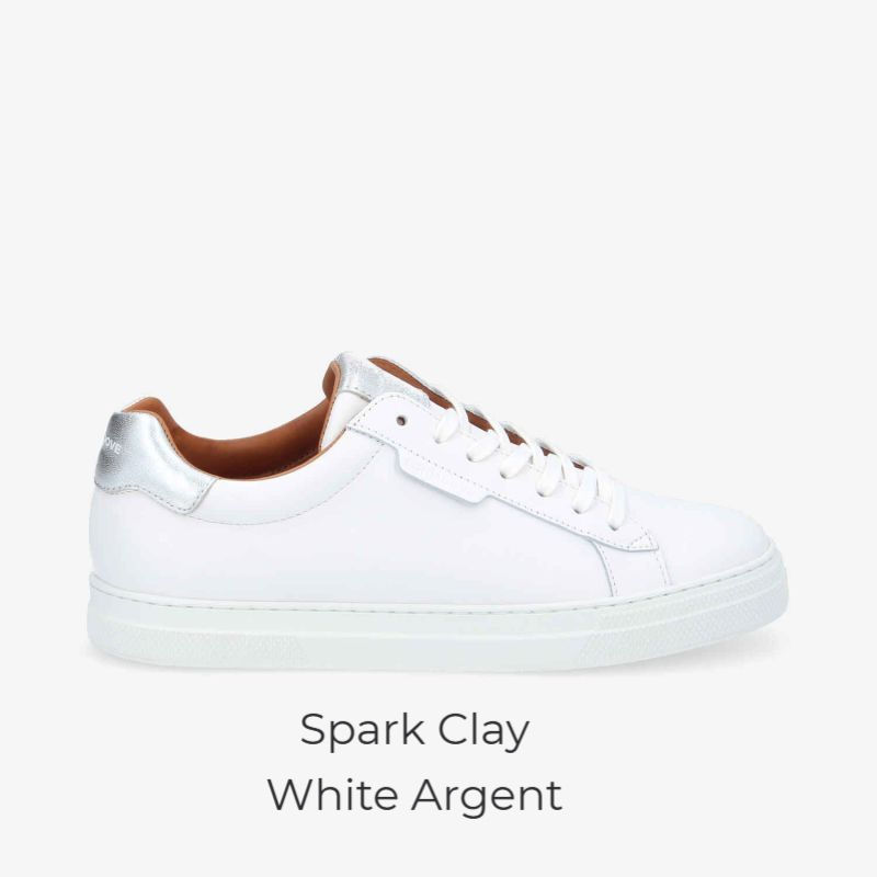 Spark Clay White Argent