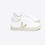 Miniature : VEJA- Basket V10 lace white platine silver