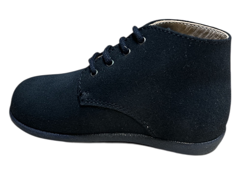 Miniature : Beberlis - chaussures lacets premier pas croute marine 21758