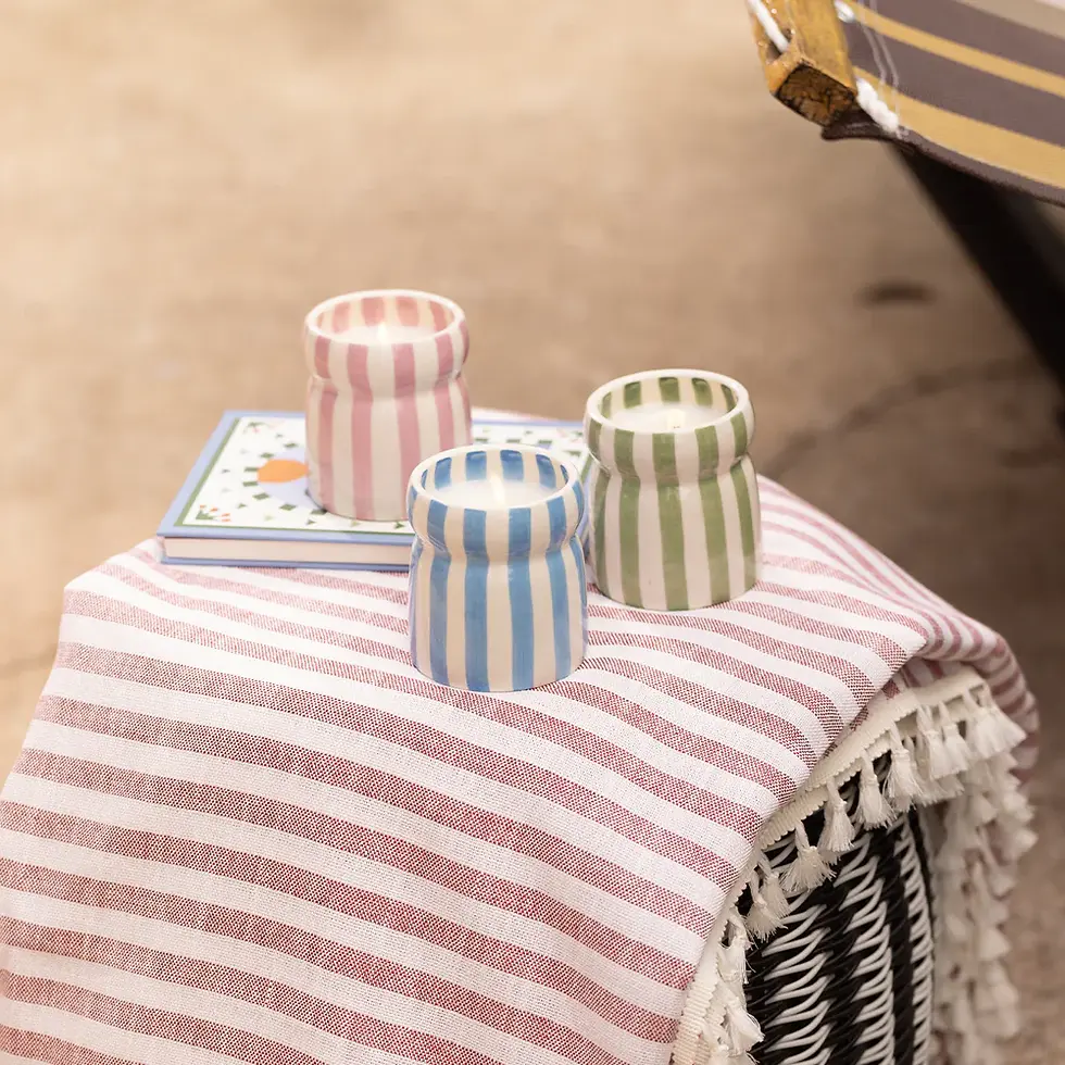 Miniature : Bougie Cabana sable grec Paddywax
