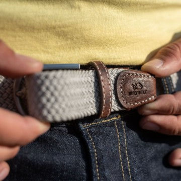 Miniature : BILLYBELT - Tressée Beige Sable