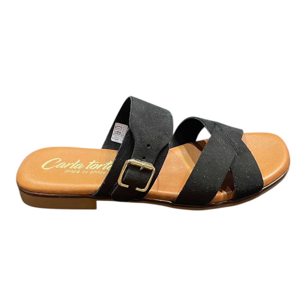 Carla Tortoza Mule noir 10757