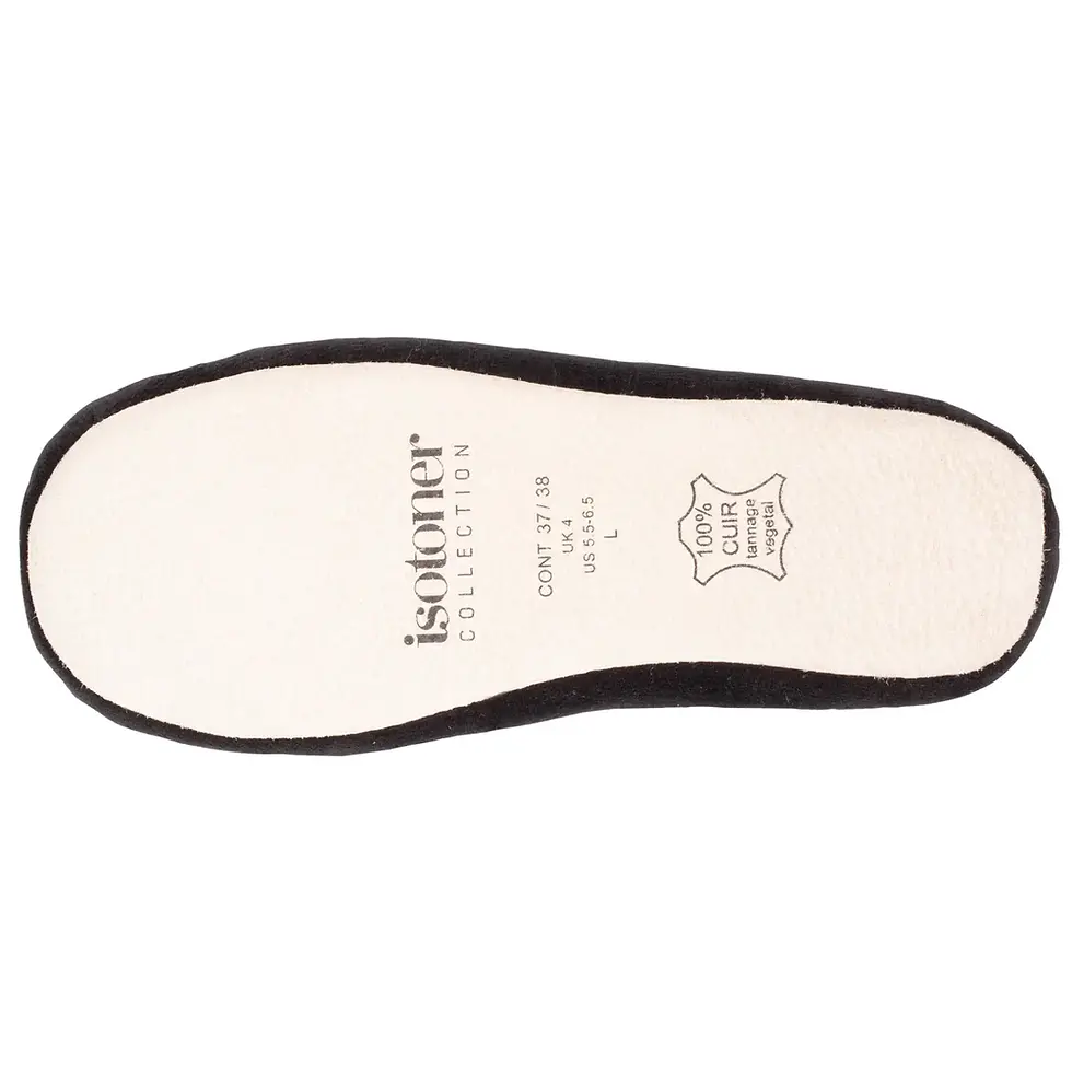 Miniature : Isotoner ballerines Femme Noeud Noir