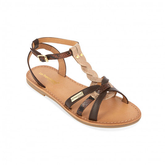 Tropeziennes Hamsuni marron & or