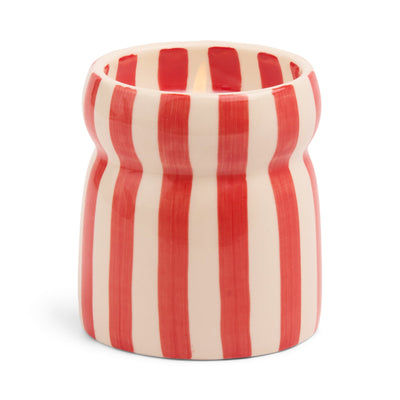Bougie Paddywax Cabana rayures rouges Multi-color