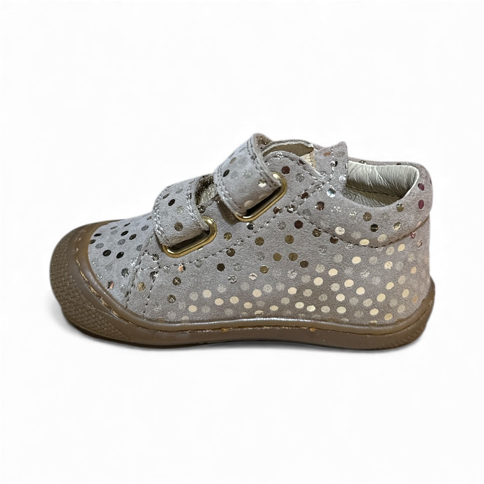 Miniature : Naturino - Premier pas montante cocoon velcros sh pois taupe