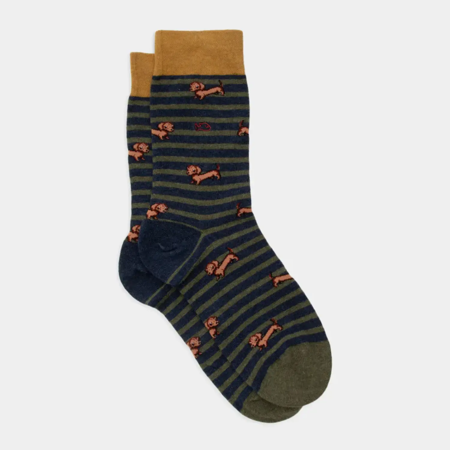 Billybelt - Chaussettes rayées chien