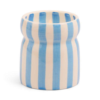 Bougie Paddywax Cabana rayures bleues Multi-color