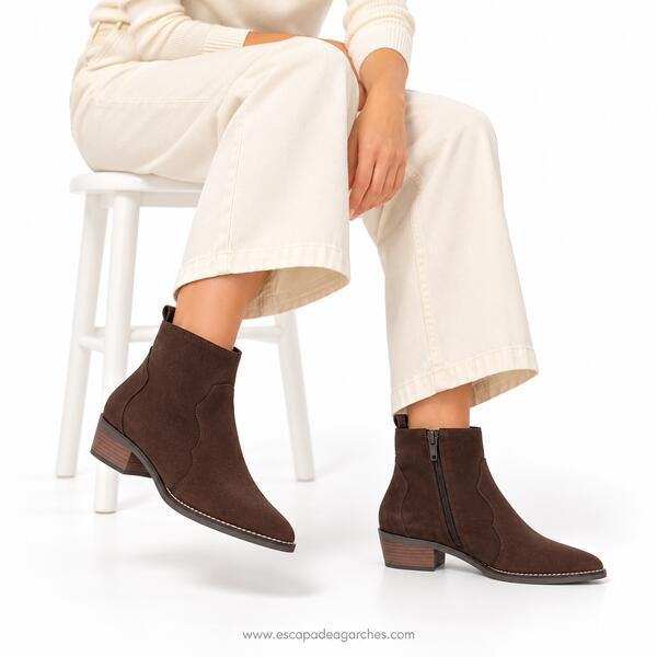Miniature : Bottine Kaola 3502 marron pantalon