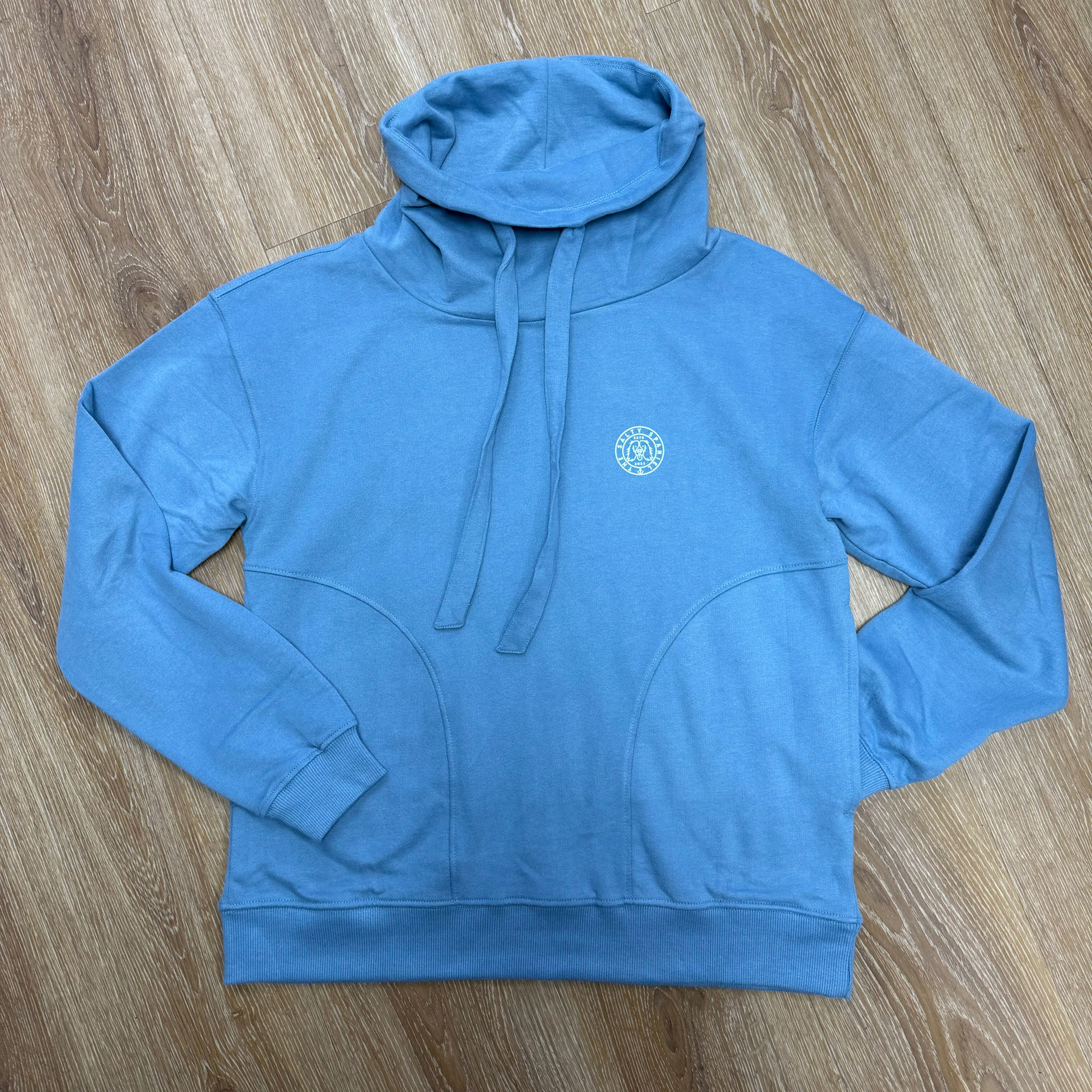 Seaside Checks Funnel Neck Sweatshirt 