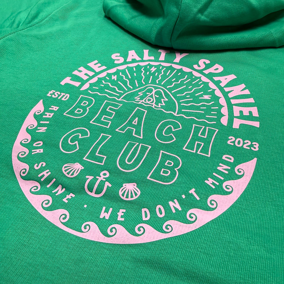 Thumbnail: Beach Club Bright Green Hoodie