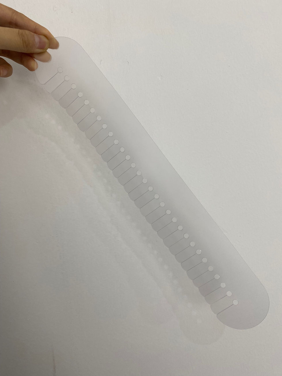 Thumbnail: Long Length Hair Extension Heat Protector Shield Template Disk Scalp Protector