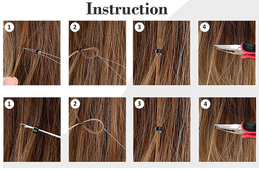 Thumbnail: Aluminum Ventilating Holder Needles Kit for Hair Extension