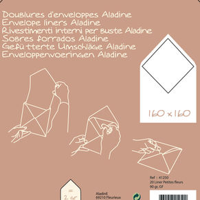  Illustrations détaillées pour expliquer le montage de l'enveloppe Aladine, avec des gros plans pour faciliter la compréhension......