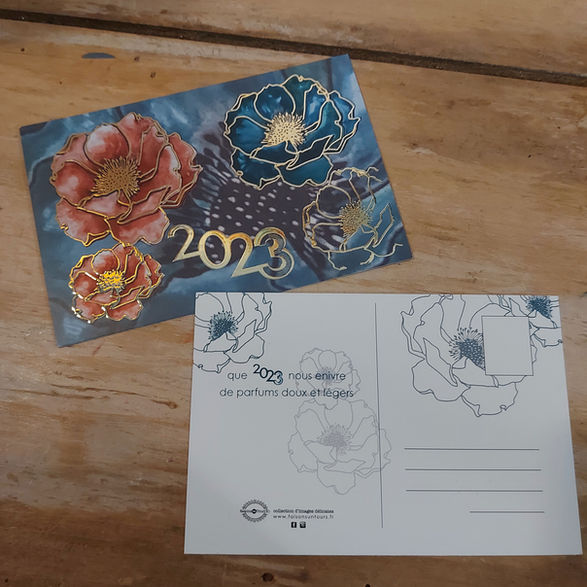 Création de la carte de voeux 2023 pour faisons un Tour(S).