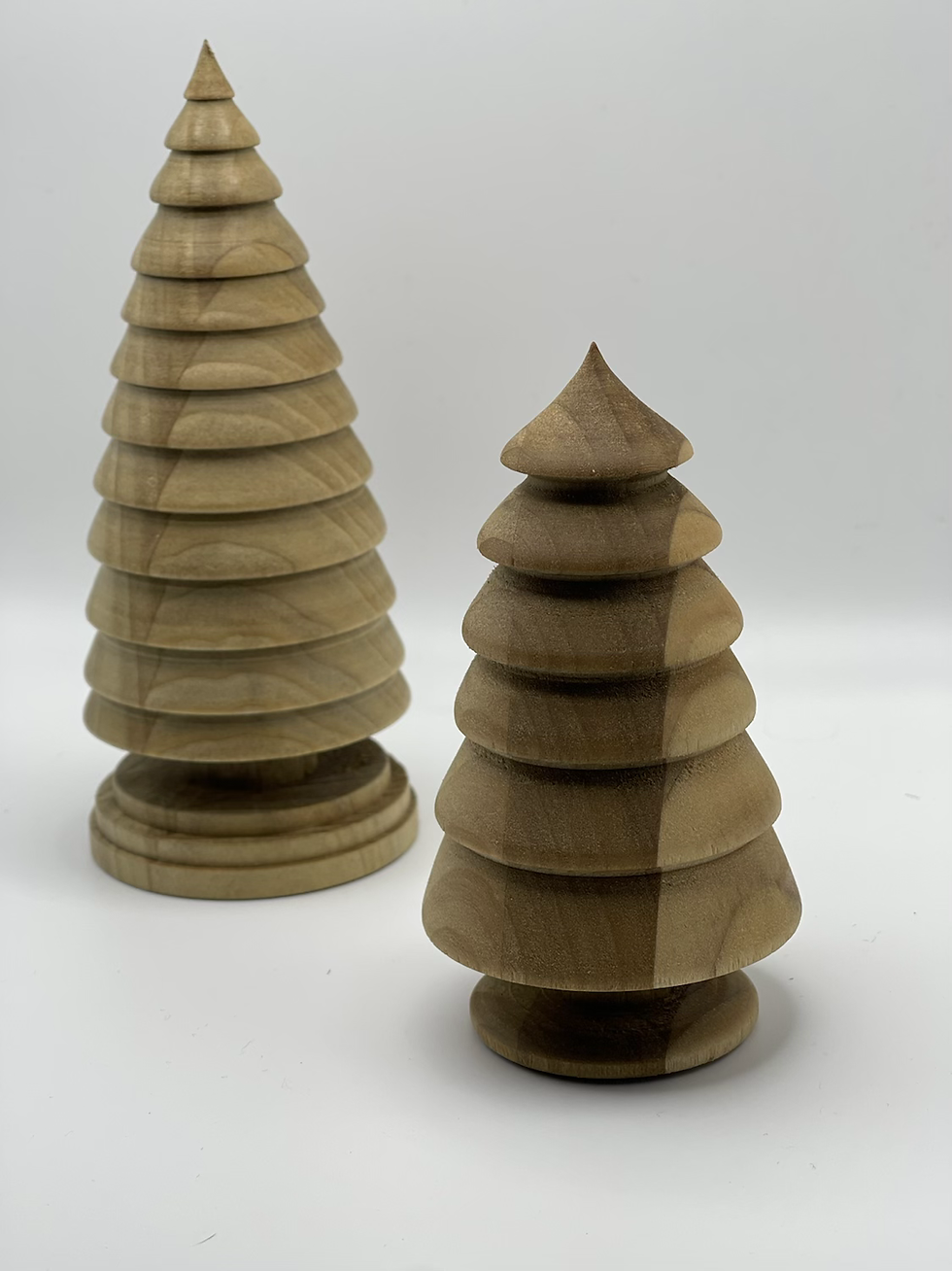 Thumbnail: Hand-Crafted Decorative Wooden Christmas Trees