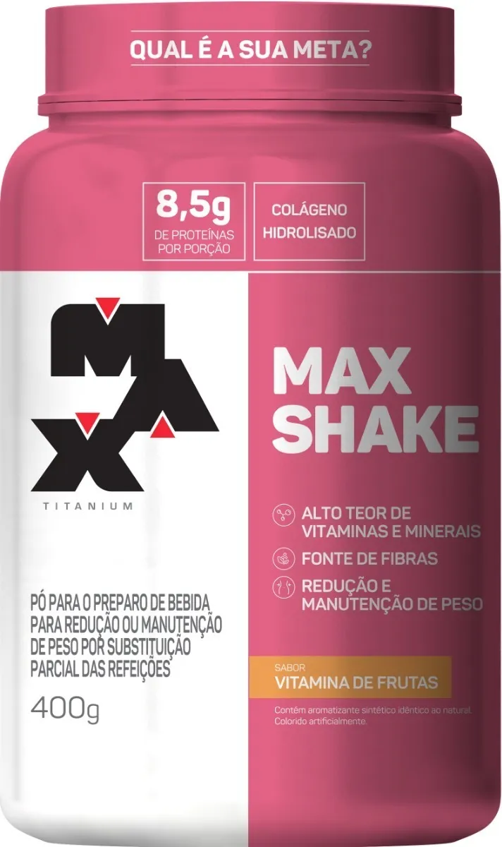 Miniatura: Max Shake Substituto De Refeição - 400g - Frutas Vermelhas