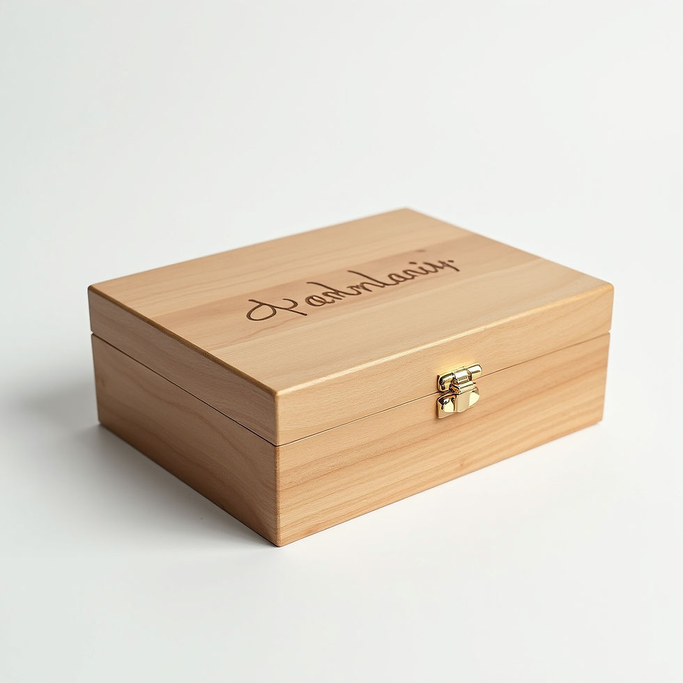 Custom Engraved Wood Box