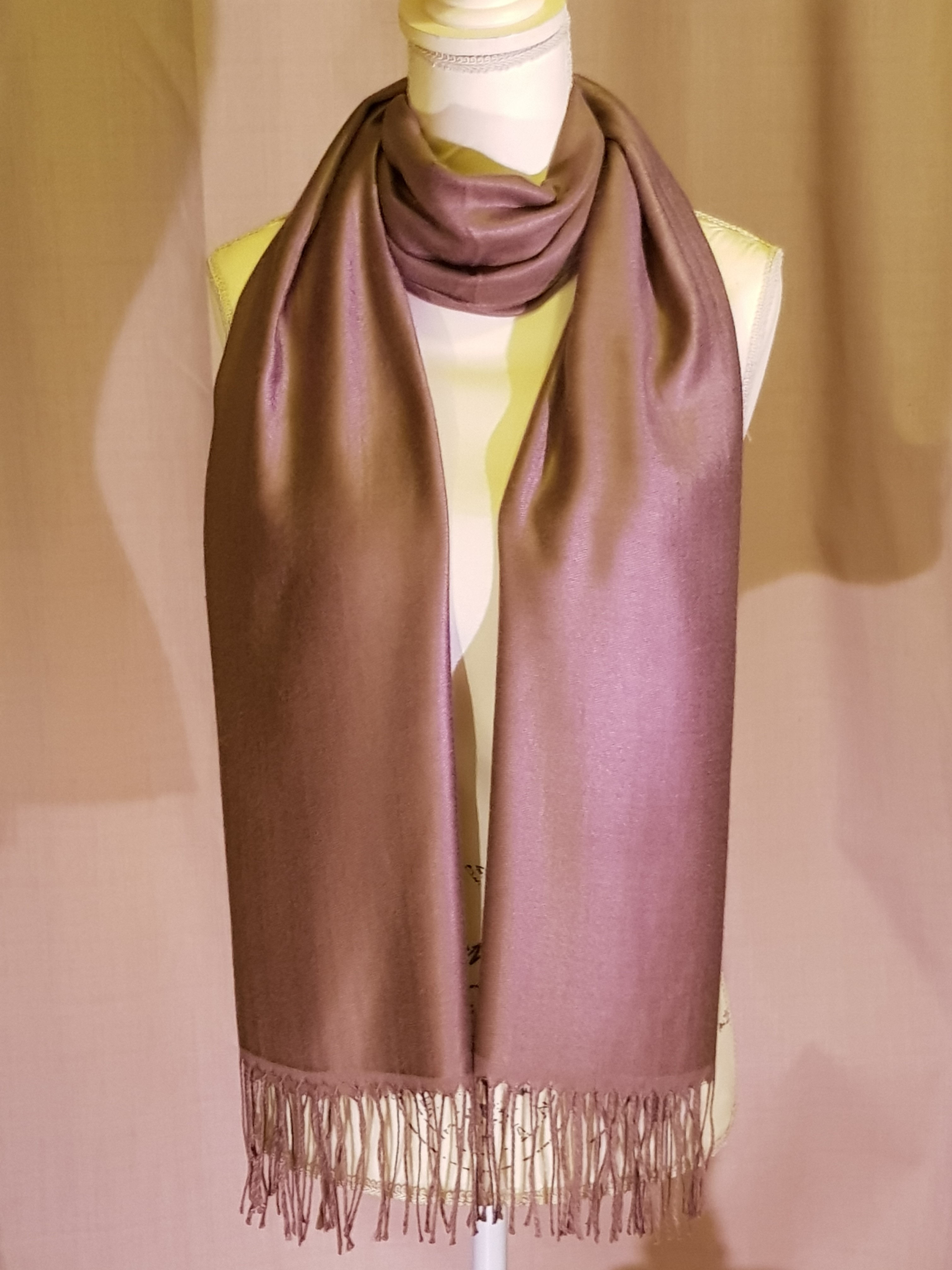 Mink pashmina scarf