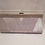 Thumbnail: 33920.  Ladies Silver Diamante Detailed Satin Clutch Bag