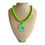 Thumbnail: Green 4 in 1 Lilly Necklace Set
