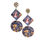 Thumbnail: Sicilian Pottery Design Earrings 