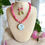 Thumbnail: Lilly Design Pink Jade Necklace Set