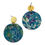 Thumbnail: Lilly Inspired Round Drop Earrings 