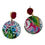 Thumbnail: Lilly Inspired Round Drop Earrings 