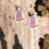 Thumbnail: Shabby Chic Pink Western Boot Earrings 