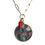 Thumbnail: Sicilian Pottery Design Necklace 